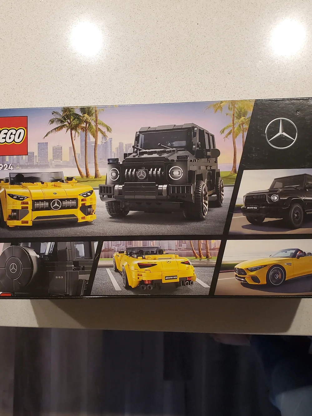 Brand new, in box. Lego Speed Champions Black and Yellow Mercedes-AMG Duo